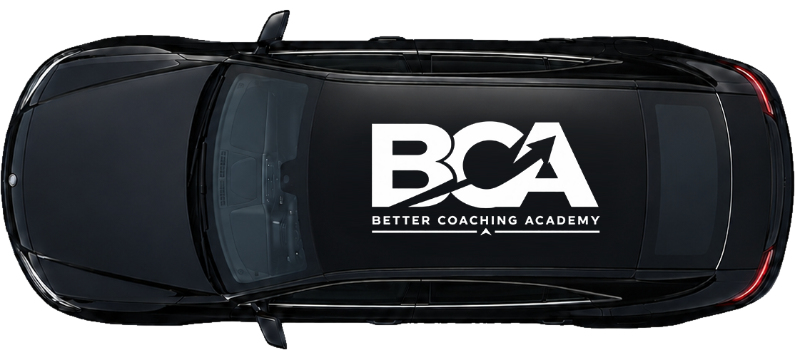 The BCA car, seen from above